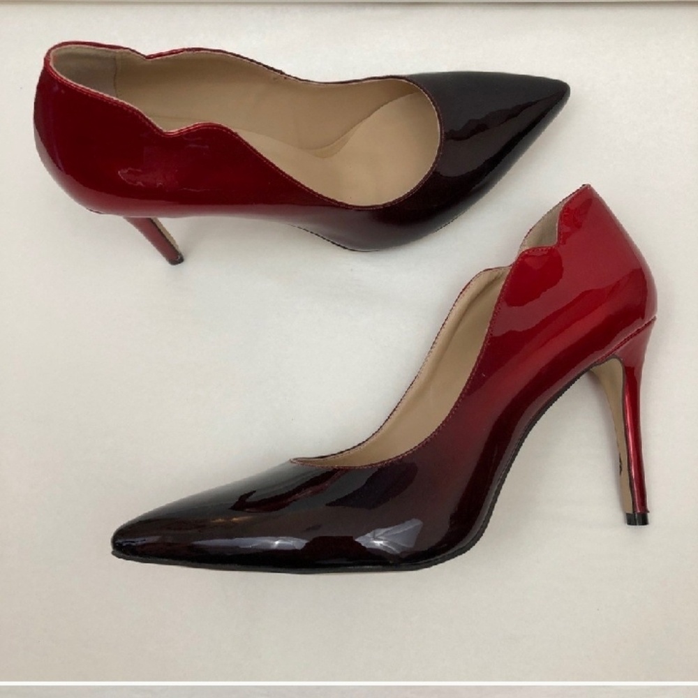 REPOSH! Ombre red to black shoe